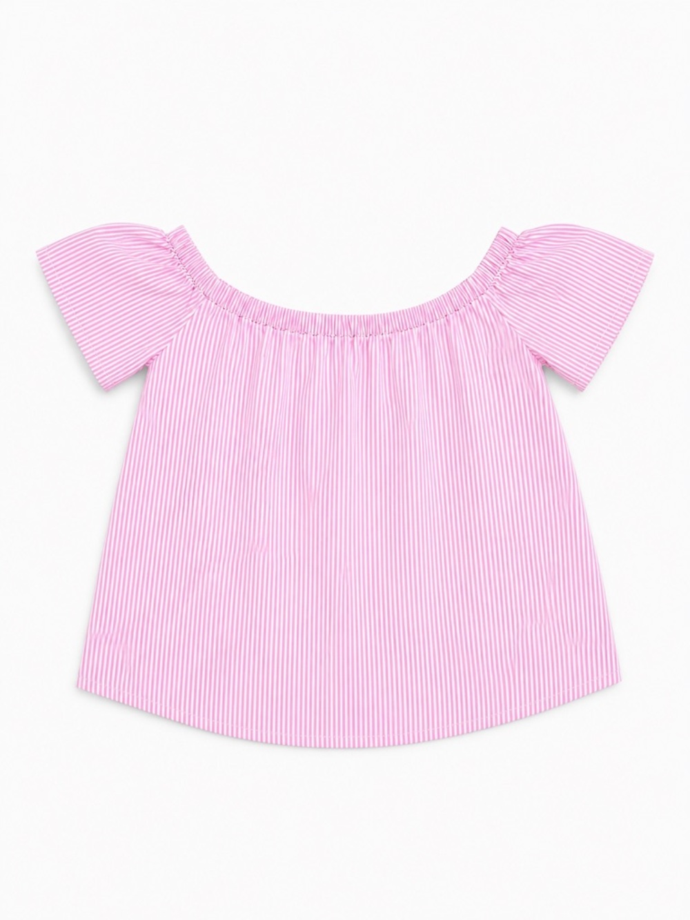NWOTAbercrombie & Fitch Pink & White Stripe Off The Shoulder Top